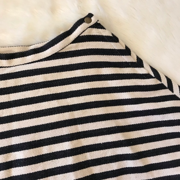 Anthropologie Greylin Stripe Swing Skater Skirt - Picture 3 of 3